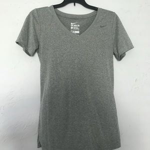 Gray Nike Dri-Fit Tee